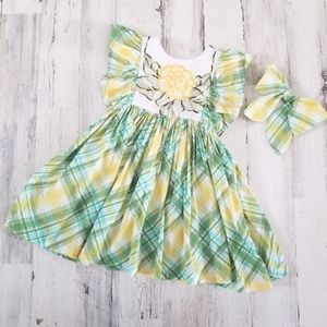 Handmade Boutique Vintage Linen Dress